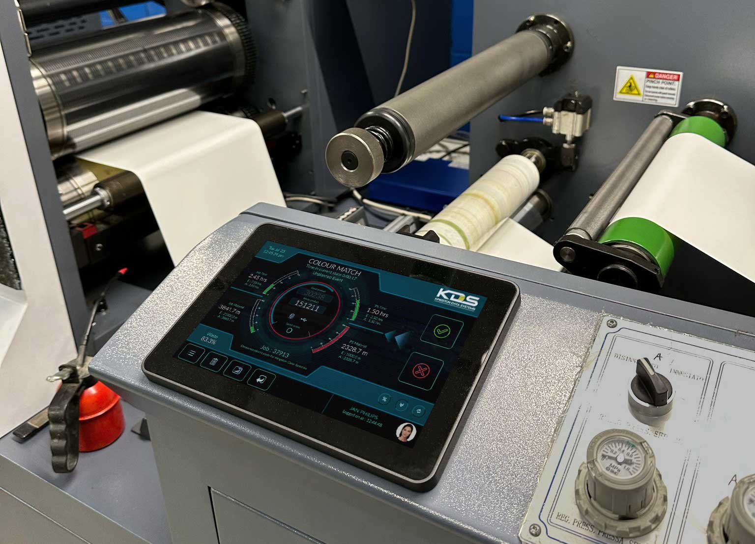 Quantum on print machine